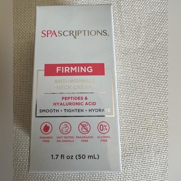 SpaScriptions Firming Anti-Wrinkle Neck Cre. Peptides & Hyaluronic - Picture 1 of 4